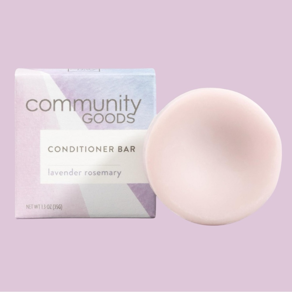 New Community Goods Lavender Rosemary Hair Conditioner Bar